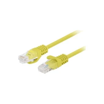 Lanberg U/UTP Cat.6 Καλώδιο Δικτύου Ethernet 0.25m Κίτρινο 10τμχ