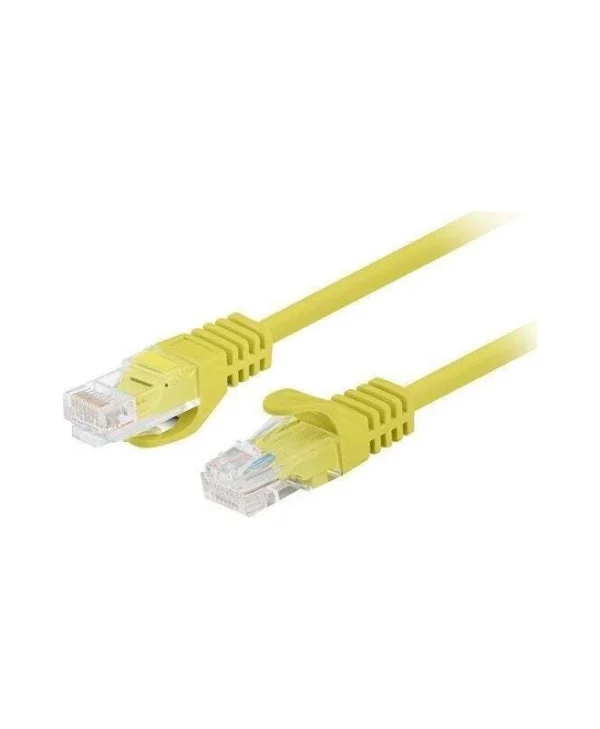 Lanberg U/UTP Cat.6 Καλώδιο Δικτύου Ethernet 0.25m Κίτρινο 10τμχ