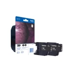 Brother LC1220BKBP2DR Γνήσιο Πακέτο 2 Μελανιών Εκτυπωτή InkJet Μαύρο (LC-1220BKBP2) LC1220BKBP2 - Image 2