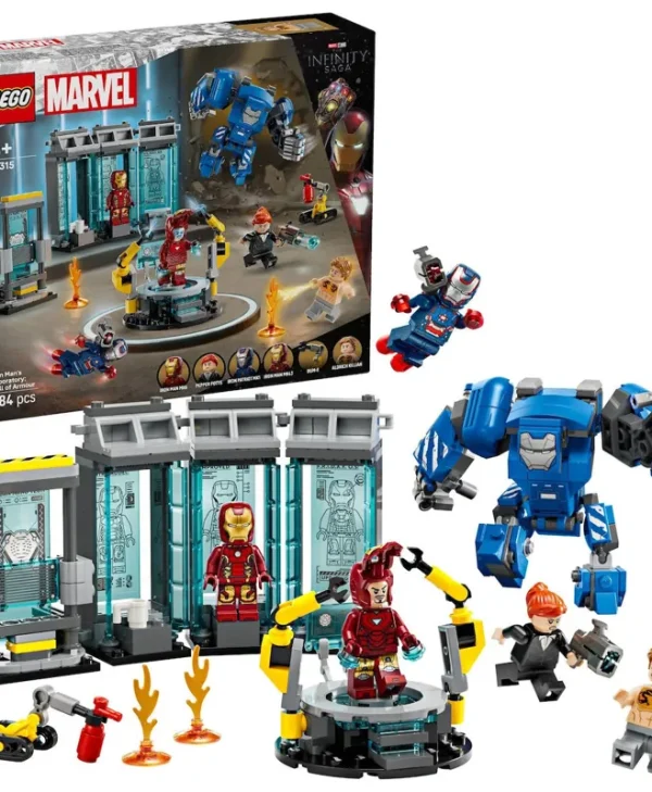 LEGO Marvel Iron Man's Laboratory - Hall of Armor για 8+ ετών Ετών 384τμχ