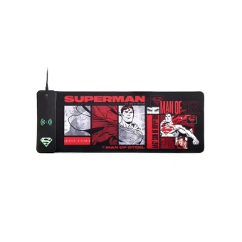 Numskull Numskull Superman Oversize Gaming Mat & Mobile Charger Pc Accessory
