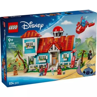 LEGO Disney Lilo and Stitch Beach House για 9+ ετών Ετών 834τμχ