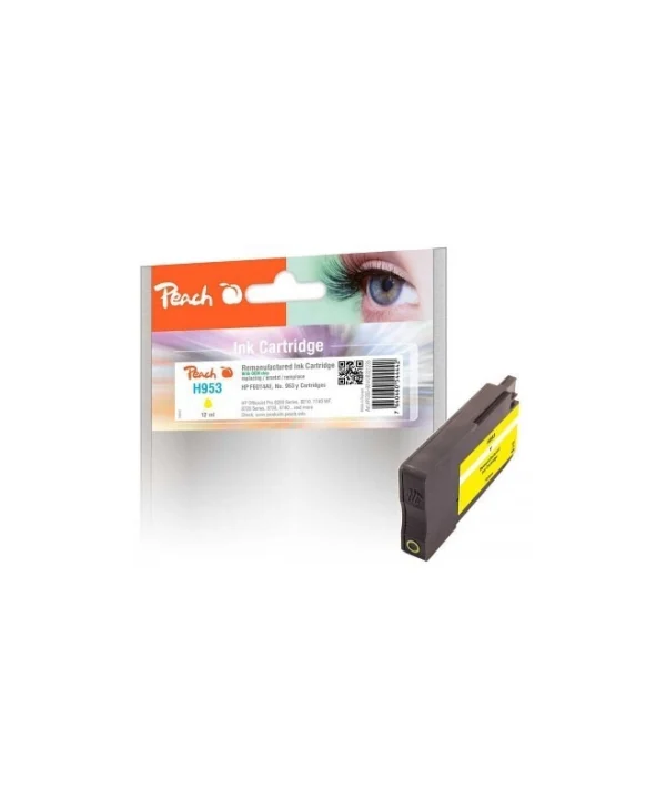 Peach Συμβατό Μελάνι Εκτυπωτή InkJet HP 953 Κίτρινο 1τμχ