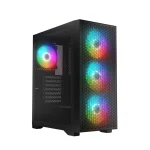 Logic Dart Pro ARGB Gaming Midi Tower Κουτί Υπολογιστή με Πλαϊνό Παράθυρο Μαύρο