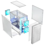Logic Dart Pro Mini ARGB Mini Tower Κουτί Υπολογιστή Λευκό - Image 5