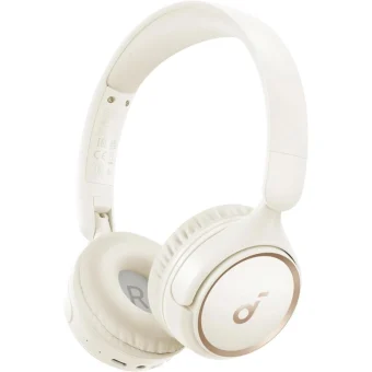 Soundcore by Anker H30i Ασύρματα / Ενσύρματα On Ear Ακουστικά με 70 ώρες Λειτουργίας και Quick Charge Λευκά