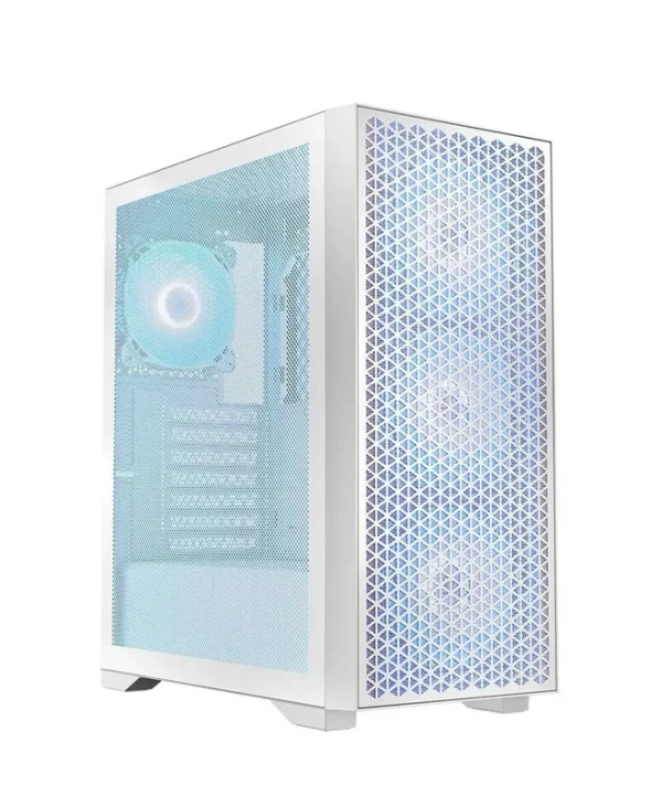 Logic Dart Pro ARGB Gaming Midi Tower Κουτί Υπολογιστή με Πλαϊνό Παράθυρο Λευκό