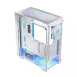 Logic Dart Pro ARGB Gaming Midi Tower Κουτί Υπολογιστή με Πλαϊνό Παράθυρο Λευκό - Image 2