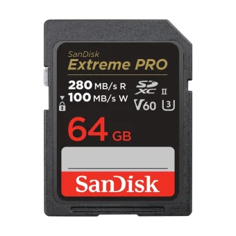 Sandisk Extreme Pro SDXC 64GB U3 V60 UHS-II
