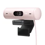 Logitech Brio 500 Web Camera Full HD 1080p με Autofocus Ροζ