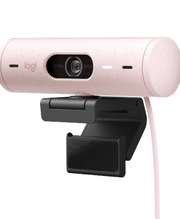 Logitech Brio 500 Web Camera Full HD 1080p με Autofocus Ροζ