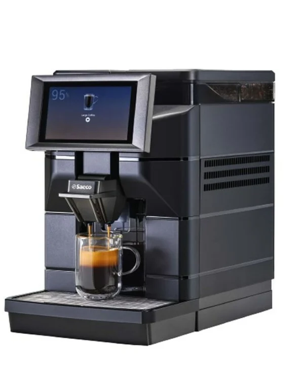 Saeco Magic B1 Αυτόματη Μηχανή Espresso 1300W Πίεσης 15bar για Cappuccino με Μύλο Άλεσης Γκρι