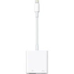 Apple Μετατροπέας Lightning male σε Lightning / USB-A female Λευκό 1τμχ MX5J3ZM/A MX5J3ZM/A