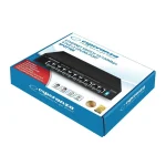 Esperanza ENS106 Unmanaged L2 PoE+ Switch με 10 Θύρες Gigabit (1Gbps) Ethernet ENS106 - Image 3