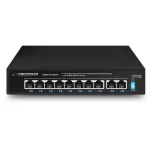 Esperanza ENS106 Unmanaged L2 PoE+ Switch με 10 Θύρες Gigabit (1Gbps) Ethernet ENS106 - Image 4
