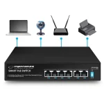 Esperanza ENS105 Unmanaged L2 PoE+ Switch με 6 Θύρες Gigabit (1Gbps) Ethernet ENS105 - Image 4
