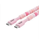 Club3D USB 2.0 Cable USB-C male - USB-C 60W Ροζ 2m - Image 3