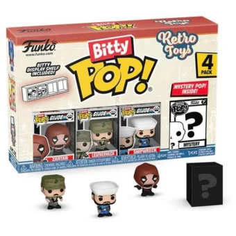 Funko Bitty Pop! Movies: Retro Toys - GI Joe Chase 4τμχ