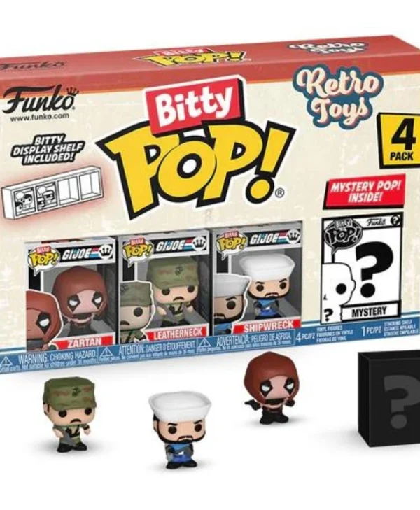 Funko Bitty Pop! Movies: Retro Toys - GI Joe Chase 4τμχ