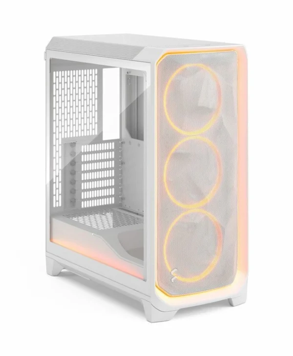 Fractal Design Ambience Pro RGB White TG Clear Tint Gaming Midi Tower Κουτί Υπολογιστή με Πλαϊνό Παράθυρο Λευκό