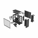 Fractal Design Meshify 3 XL TG Light Tint Gaming Midi Tower Κουτί Υπολογιστή με Πλαϊνό Παράθυρο Μαύρο - Image 12