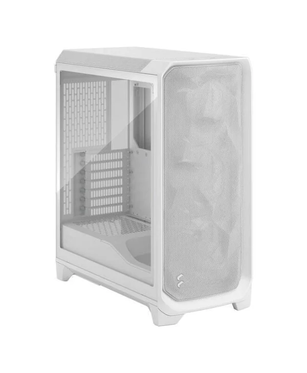 Fractal Design Meshify 3 TG Clear Tint Gaming Midi Tower Κουτί Υπολογιστή με Πλαϊνό Παράθυρο Λευκό