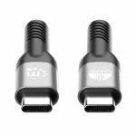 Manhattan USB 3.2 Cable USB-C male - USB-C 240W Γκρι 2m (356381) 356381 - Image 2