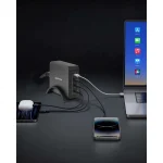 Manhattan Βάση Φόρτισης GaN με 4 Θύρες USB-C 240W Power Delivery σε Μαύρο χρώμα (102667) 102667 - Image 2