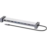 Manhattan USB-C Docking Station με HDMI 4K PD Ethernet και σύνδεση 2 Οθονών Γκρι (190398) 190398 - Image 3