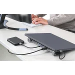Manhattan USB-C Docking Station με HDMI 4K PD Ethernet και σύνδεση 2 Οθονών Γκρι (190398) 190398 - Image 4