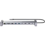 Manhattan USB-C Docking Station με HDMI 4K PD Ethernet και σύνδεση 2 Οθονών Γκρι (190398) 190398 - Image 7