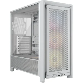 Corsair Frame 4000D RS Midi Tower Κουτί Υπολογιστή με RGB Φωτισμό Λευκό