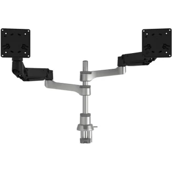 R-Go Tools Βάση Γραφείου για 2 Οθόνες έως 32" με Βραχίονα Ασημί (RGOVLCA4TWSI) RGOVLCA4TWSI