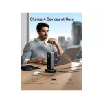 Anker Βάση Φόρτισης με Θύρα USB-A και 2 Θύρες USB-C 100W Power Delivery σε Μαύρο χρώμα (Prime) - Image 2