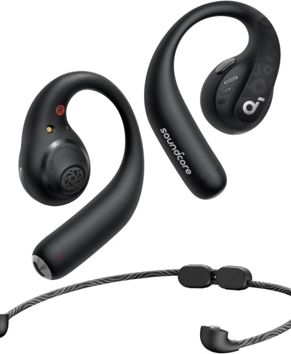 Anker AeroFit Pro Earbud Bluetooth Handsfree Ακουστικά με Αντοχή στον Ιδρώτα και Θήκη Φόρτισης Midnight Black