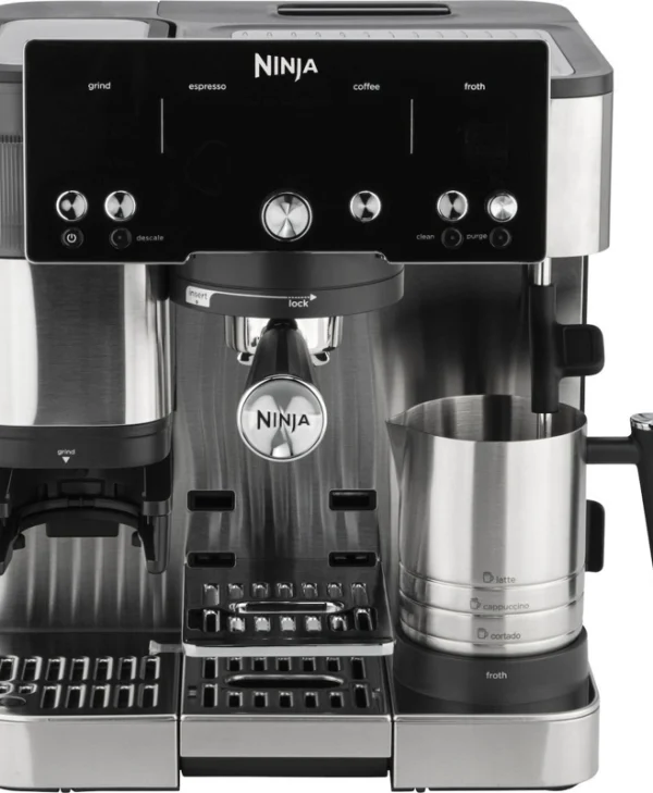 Ninja Luxe Cafe Essential Αυτόματη Μηχανή Espresso 1650W με Μύλο Άλεσης Μαύρη