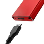 Qoltec Θήκη για Σκληρό Δίσκο M.2 SATA III με σύνδεση USB 3.0 σε Κόκκινο χρώμα - Image 7