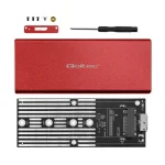 Qoltec Θήκη για Σκληρό Δίσκο M.2 SATA III με σύνδεση USB 3.0 σε Κόκκινο χρώμα - Image 9