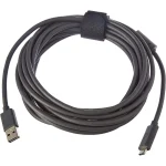 Logitech Meetup USB 2.0 Cable USB-C male - USB-A male Μαύρο 5m (993-001391) 993-001391