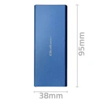 Qoltec Θήκη για Σκληρό Δίσκο M.2 SATA III με σύνδεση USB 3.0 σε Μπλε χρώμα - Image 2