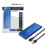 Qoltec Θήκη για Σκληρό Δίσκο M.2 SATA III με σύνδεση USB 3.0 σε Μπλε χρώμα - Image 4
