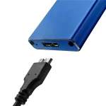 Qoltec Θήκη για Σκληρό Δίσκο M.2 SATA III με σύνδεση USB 3.0 σε Μπλε χρώμα - Image 5