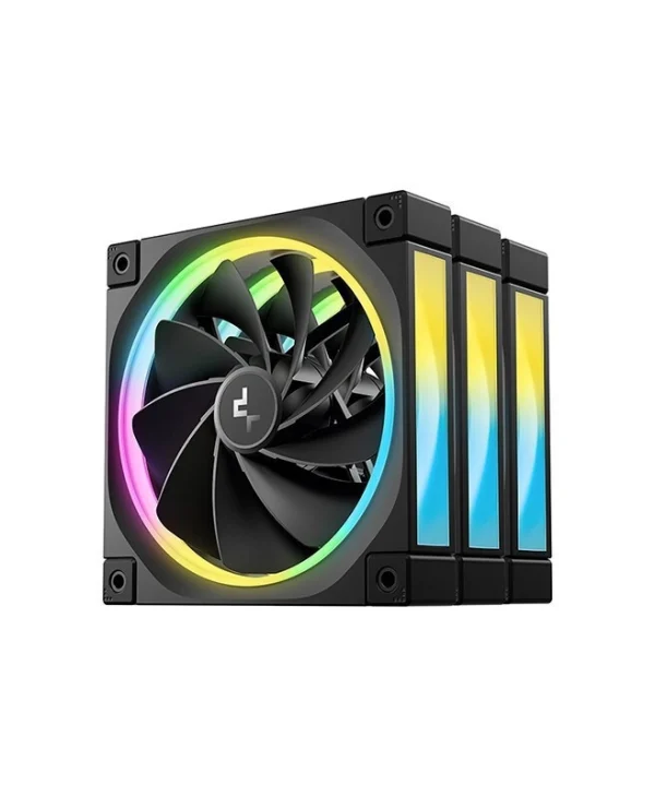 Deepcool FL12-3 IN 1 Case Fan 120mm με RGB Φωτισμό και Σύνδεση 4-Pin PWM 3τμχ