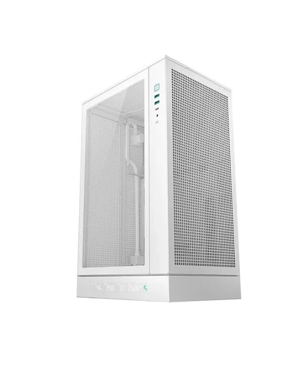 Deepcool CH270 Digital Mini Tower Κουτί Υπολογιστή με Πλαϊνό Παράθυρο Λευκό