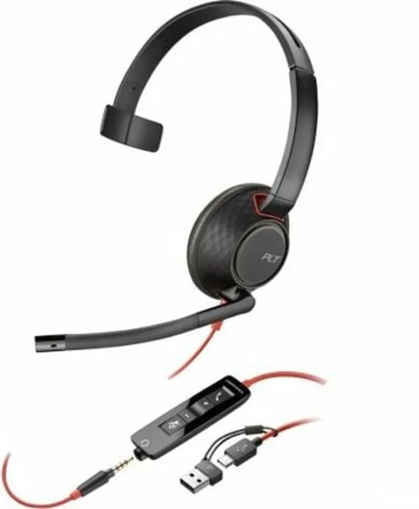 Plantronics Blackwire 5210 USB-C On Ear Multimedia Ακουστικά με μικρόφωνο