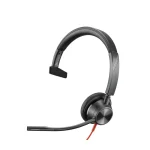 Poly Blackwire 3315 On Ear Multimedia Ακουστικά με μικρόφωνο και σύνδεση 3.5mm Jack / USB-C - Image 3