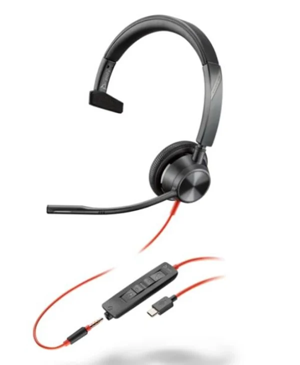 HP Poly Blackwire 3315 3.5mm/USB-C/USB-A 8X217AA