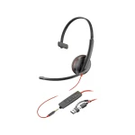 Poly Blackwire 3215 USB-C HS On Ear Multimedia Ακουστικά με μικρόφωνο και σύνδεση USB-A / USB-C - Image 2