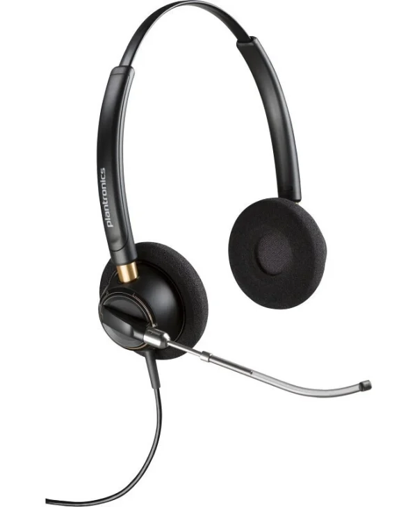 Poly Ep 520v Hs On Ear Multimedia Ακουστικά με μικρόφωνο και σύνδεση 3.5mm Jack