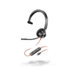 Poly Blackwire 3310 On Ear Multimedia Ακουστικά με μικρόφωνο και σύνδεση USB-A / USB-C - Image 3